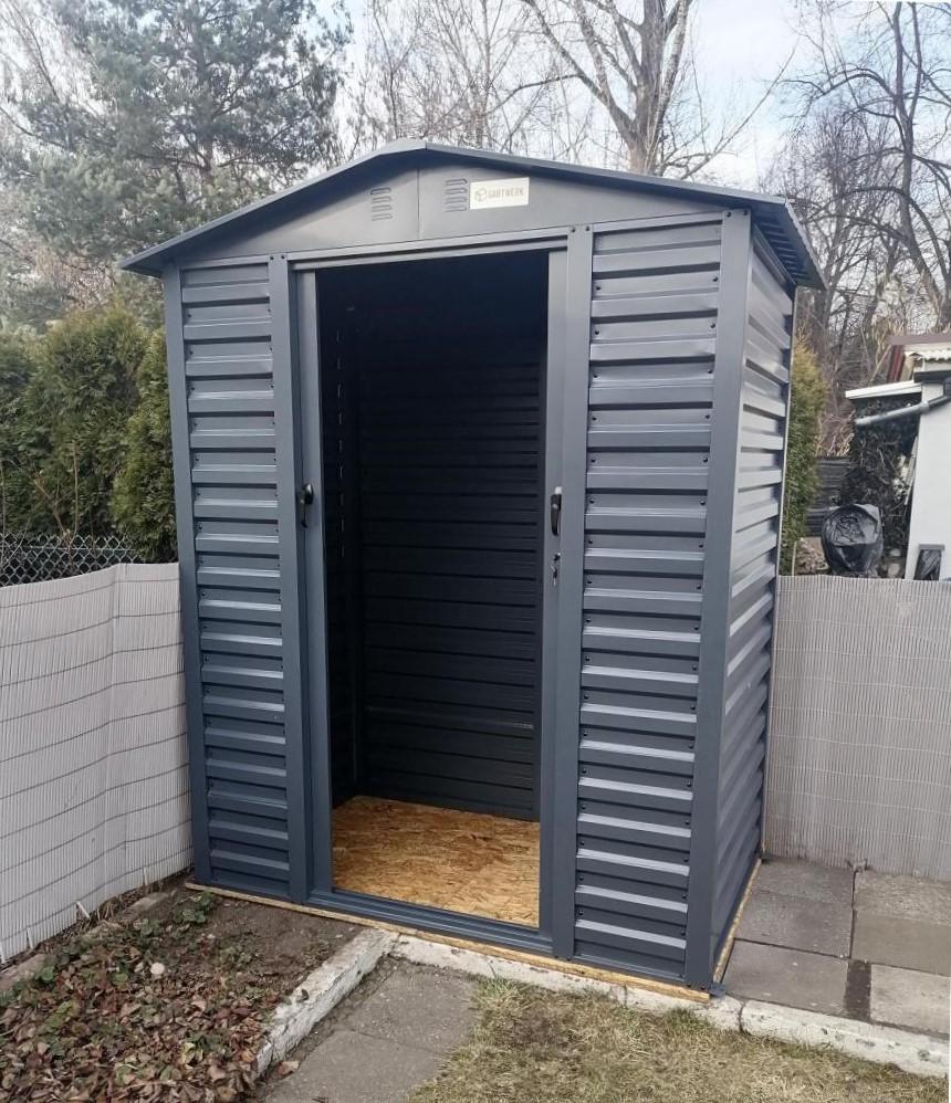 Plechová kôlňa na náradie 179x118 cm