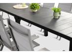 Komplet mebli ogrodowych dla 10 osób KJD10 Silver ze składanymi krzesłami aluminiowymi