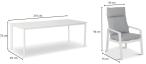 Renalo Dining 8+1 - WHITE