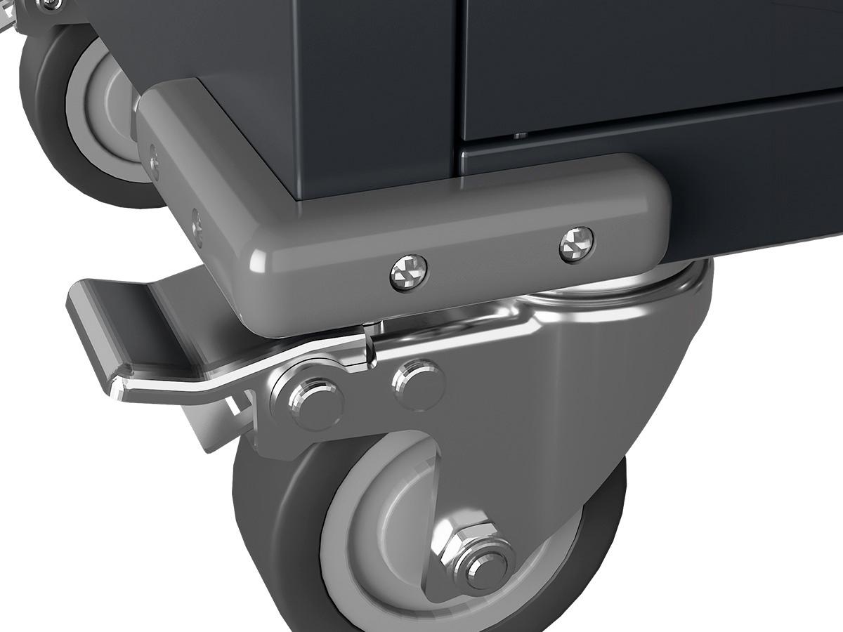 Pojemny schowek gospodarczy Deto z kółkami