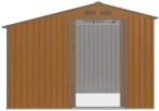 Domek ogrodowy z wiatą na drewno Wipper 278x191cm (3,7m2) – Wood