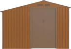 Domek ogrodowy z wiatą na drewno Wipper 278x191cm (3,7m2) – Wood