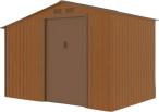 Domek ogrodowy z wiatą na drewno Wipper 278x191cm (3,7m2) – Wood