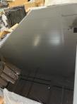 OUTLET - Grafitowy narożnik na taras z fotelem - metalowy stelaże - Sodor Corner XL - Dark Grey