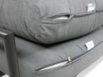 Aluminiowy nowoczesny zestaw ogrodowy AILO z sofą, fotelami i stolikiem