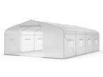 Tunel foliowy metalowy z podwójnymi drzwiami 4x6m Jasmin – biały