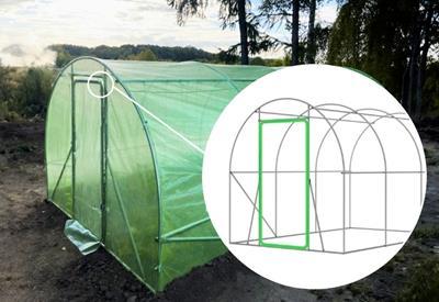 Drzwi na zawiasach w tunelu 2x3