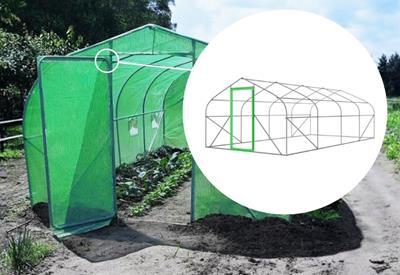 Drzwi na zawiasach w tunelu Jasmin 3x9