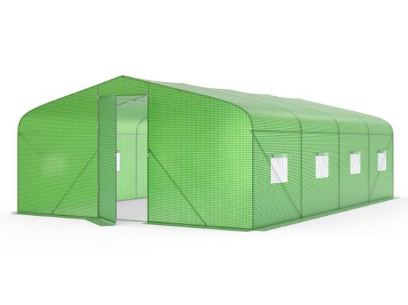 Solar pentru grădină 4x6 verde cu ușă Jasmin Agrinker