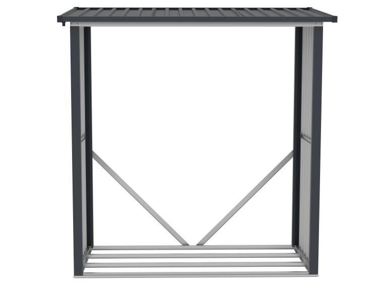 Zadaszenie blaszane na drewno opałowe