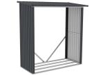 Zadaszenie na drewno opałowe metalowa drewutnia Lemmer 182x89x190