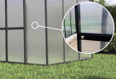 szklarnia z poliwęglanu 8mm 2x2,5