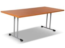 OUTLET - Stół konferencyjny składany 180x80 cm - Wiśnia