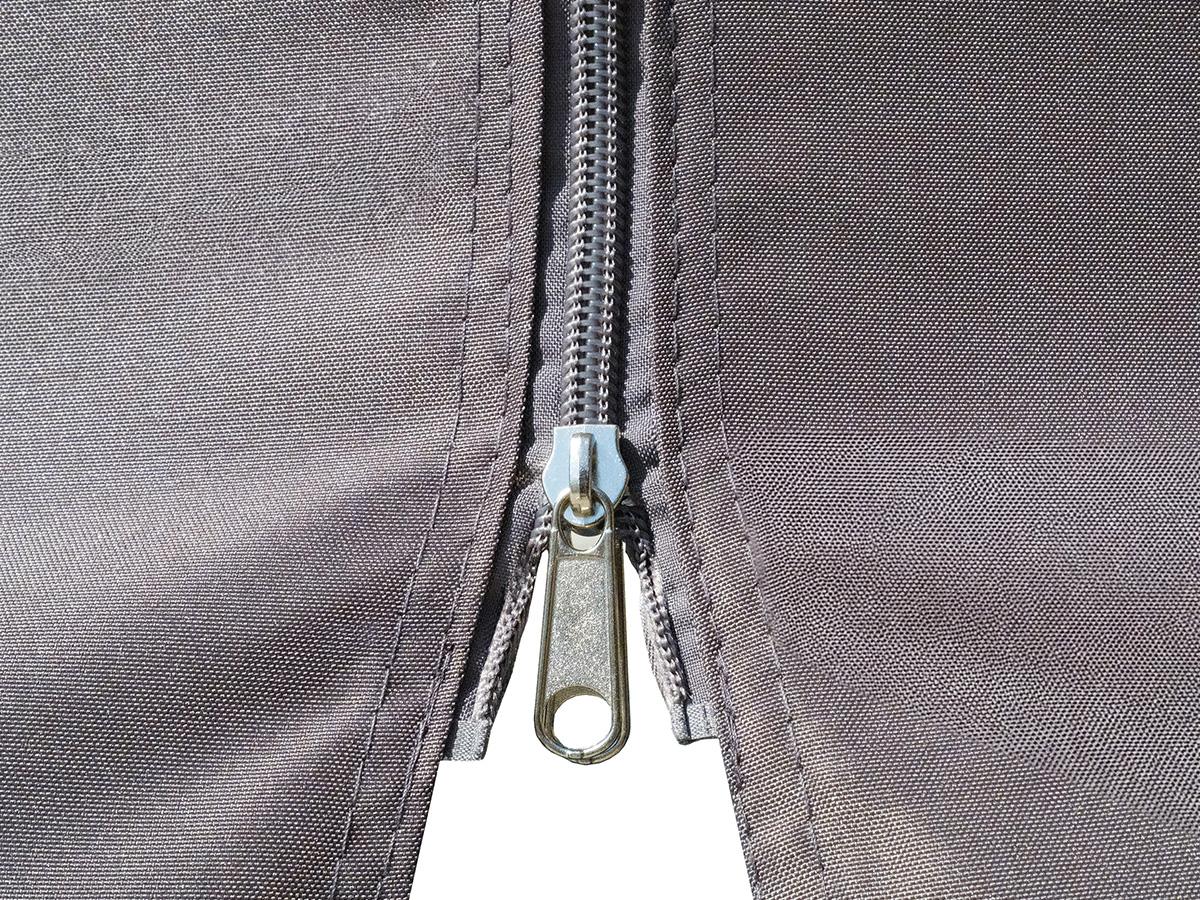 Detale wykonania zasłon do pergoli Kirn - zamek