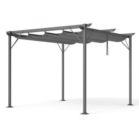 Šedá terasová pergola Niro 3x3 - Grey