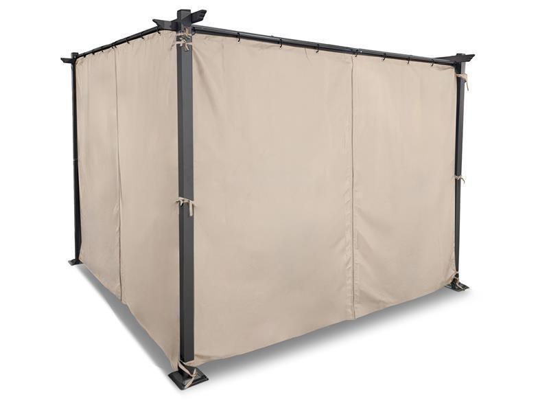 pergola ogrodowa Niro - zasłony