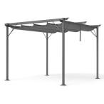 Wymienny dach do pergoli Niro 3x3 - Grey