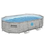 OUTLET - Basen stelażowy 56946 BESTWAY 488x305x107cm Steel Pro Max Splashview