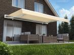 Markiza tarasowa z aluminiowym stelażem Lea 495x300 - Kremowy