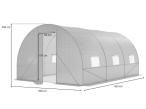 Folia na tunel metalowy z metalowymi drzwiami 4,5x3m - biała