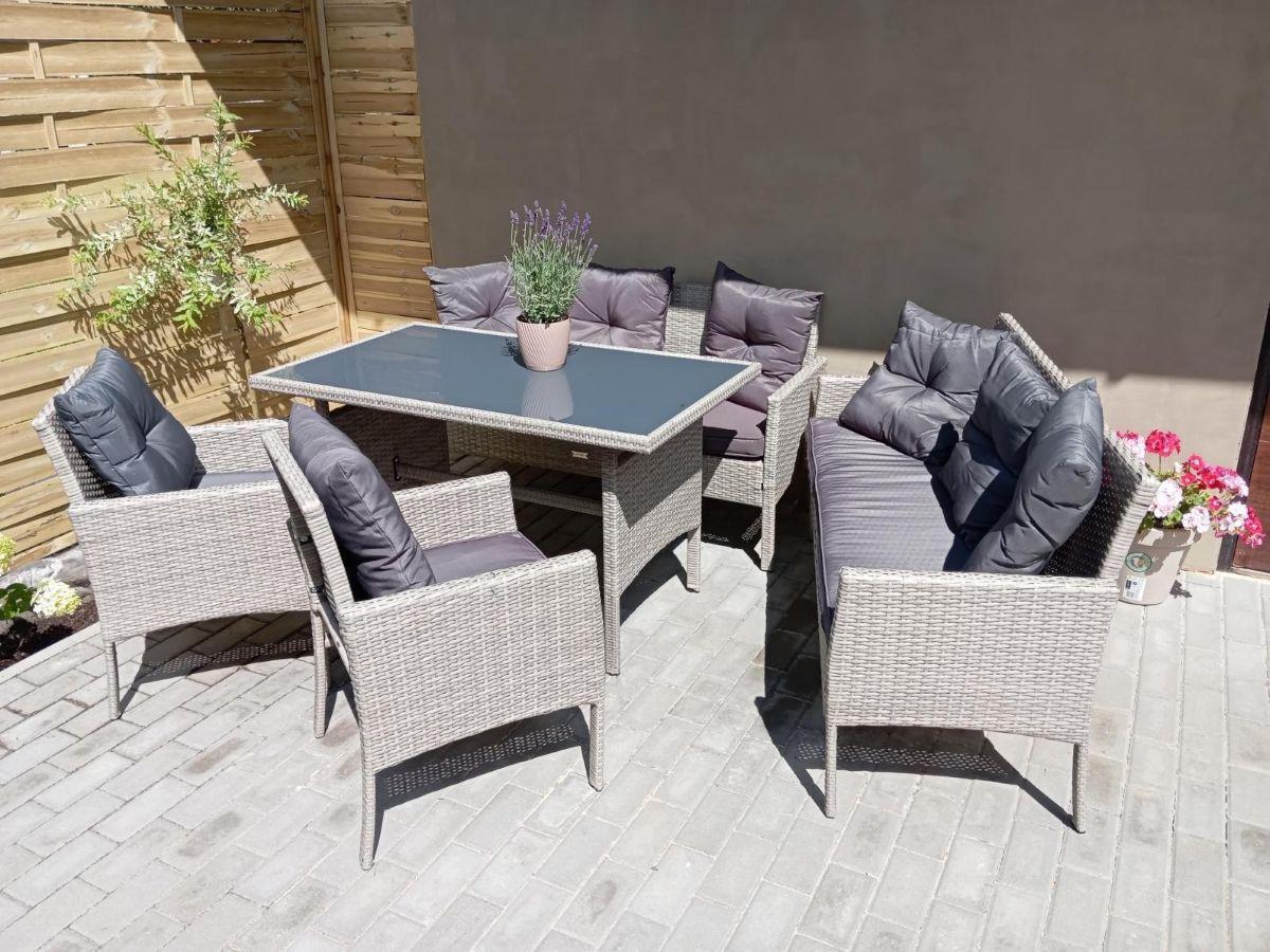 Komplet mebli Torino Grande dla 8 osób