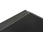 Stół Sodor ze szklanym blatem 140x70 - Dark Grey