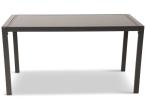 Stół Sodor ze szklanym blatem 140x70 - Dark Grey