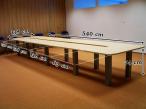 Stół konferencyjny dla 18 osób Rumba - wymiary