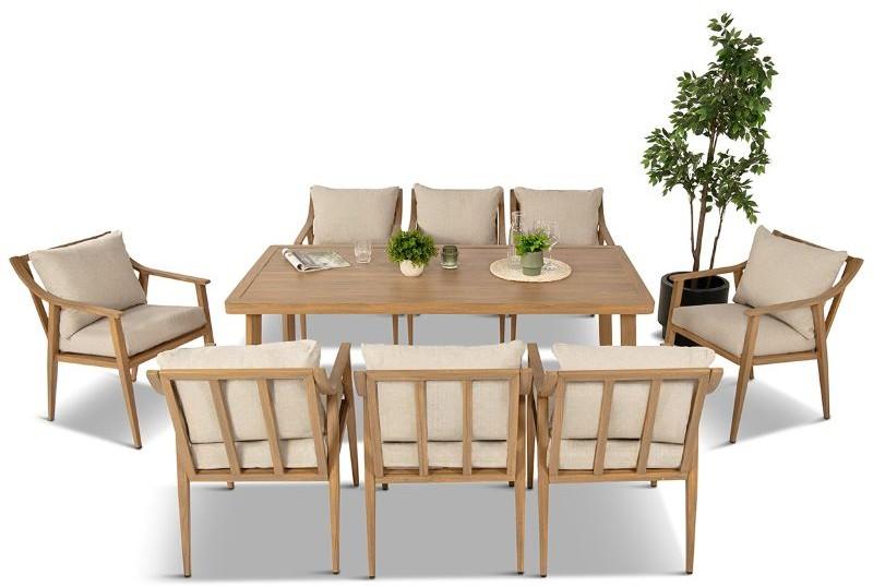 Komplet mebli obiadowych dla 8 osób