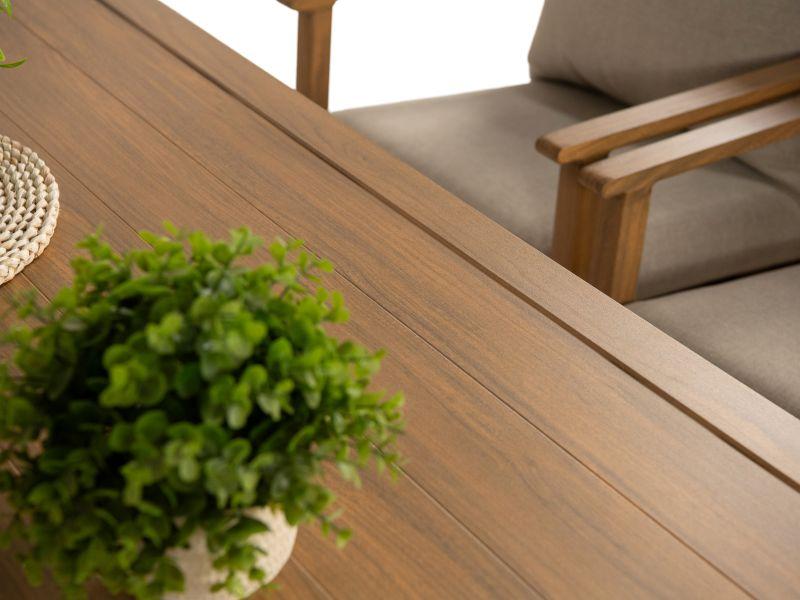 Stół obiadowy z aluminium