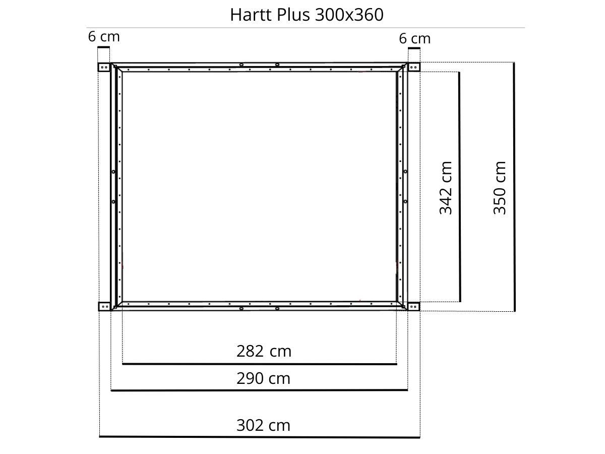 Hartt Plus 300x360 podstawa montażu