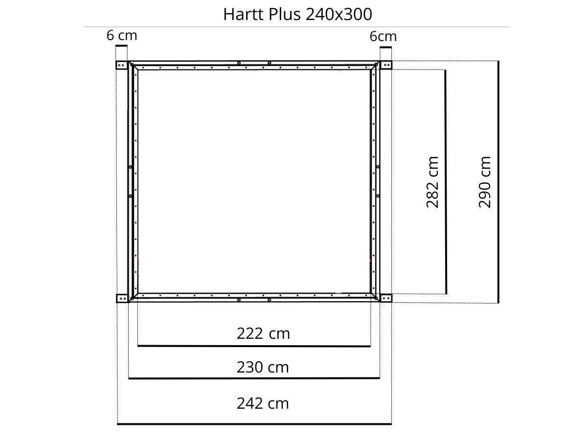 Hartt Plus 240x300 podstawa montażu