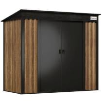 Szopa ogrodowa z grubszej blachy Nittel 240x120x205 cm - Wooden