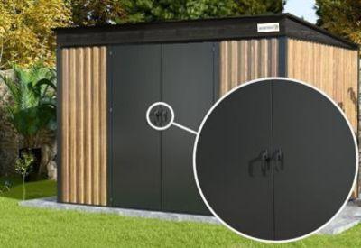 drzwi z zamkiem z wkładką