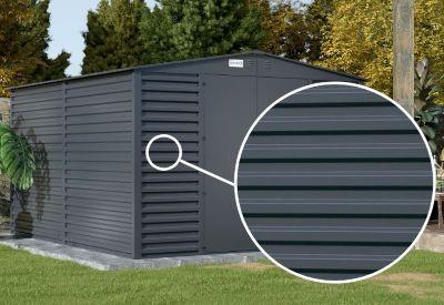 blaszany domek narzędziowy 3x3,6