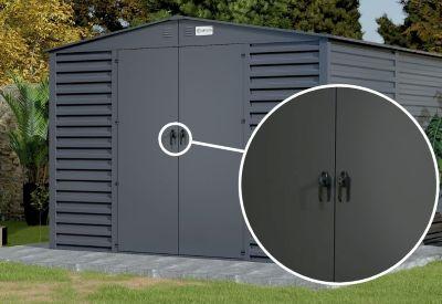 drzwi z zamkiem z wkładką