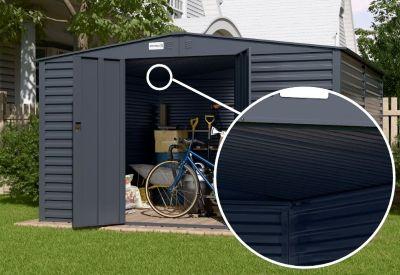 metalowa szopa na narzędzia