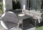 Komplet poduszek do zestawu Perata Corner 6x siedzisko 6x oparcie - Grey