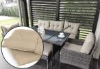 Perata Dining - poduszki - Beige