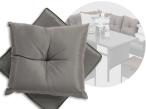 Komplet poduszek do mebli ogrodowych Torino Corner XL - 5x siedzisko 7x oparcie - grey