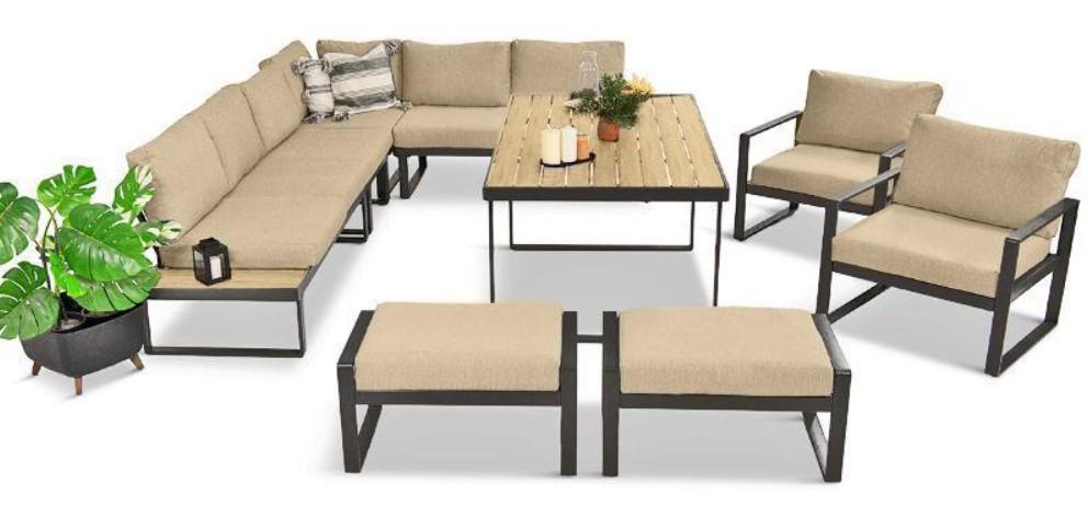 Modułowy narożnik z blatami 280x220cm Panaon Corner