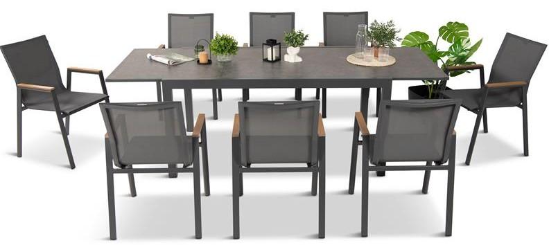 Tanami 160-240cm + scaune Marla