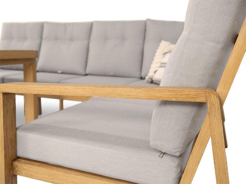 Zestaw mebli na aluminiowym stelażu