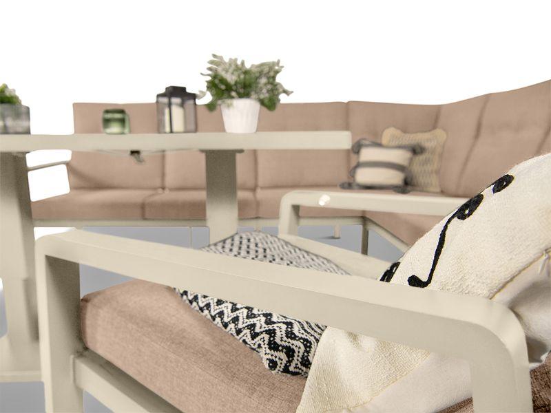 Komplet mebli aluminiowych do ogrodu