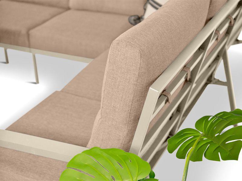 Narożnik z wysokim oparciem