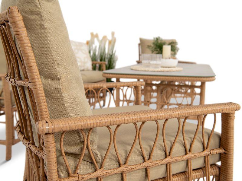 Plecionka mebli w stylu boho