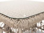 Aluminiowy narożnik tarasowy w stylu boho Parlas - Cream