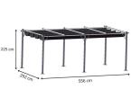 Gartwerk - Pergola Niro 3x6 - Cream Grey