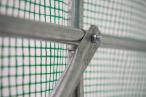 Tunel foliowy metalowy 6x3m z metalowymi drzwiami – zielony