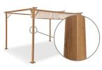Gartwerk - Pergola Niro 4x4 - Cream Wood